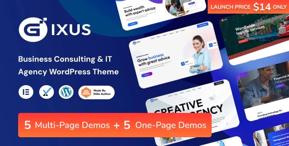 Gixus - Business Consulting & IT Agency WordPress