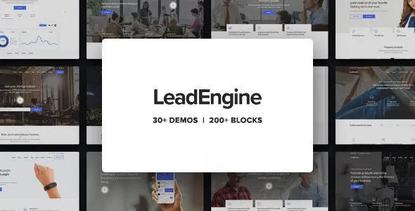 LeadEngine Multi-Purpose WordPress Theme with Page Builder