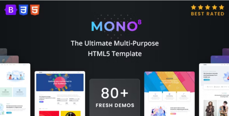 Mono - Creative Multipurpose HTML Template