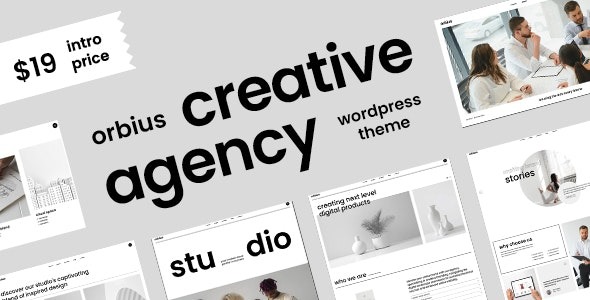 Orbius - Creative Agency and Portfolio Theme