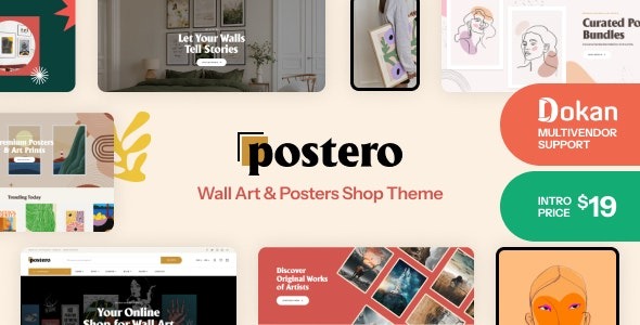 Postero - Wall Art & Poster WooCommerce Theme