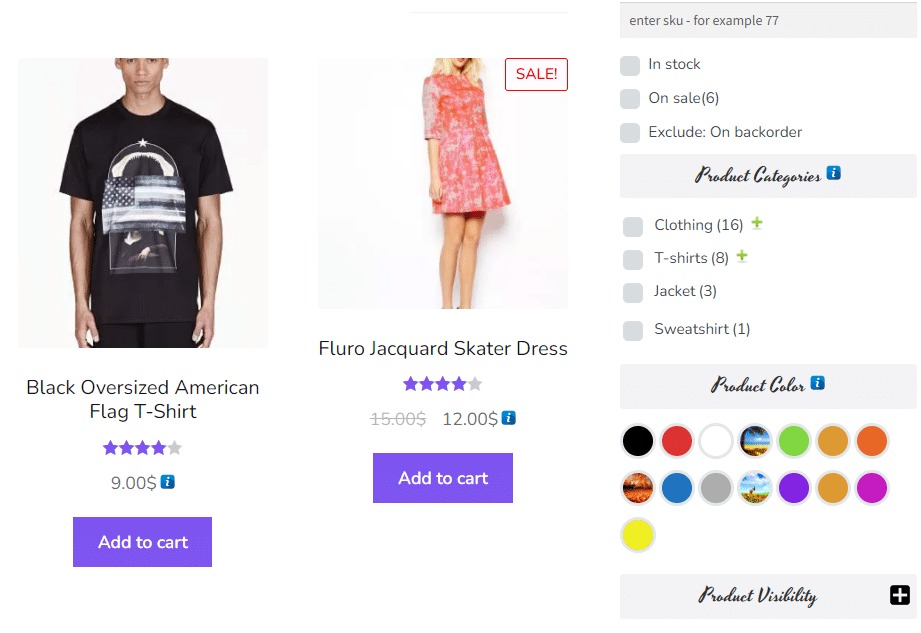 Product Filters for WooCommerce