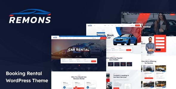 Remons - Booking Rental Theme WordPress