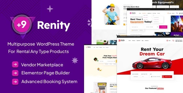 Renity - Multipurpose Rental Marketplace