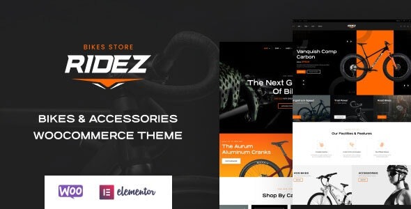 Ridez - Bike Shop Elementor WordPress Theme