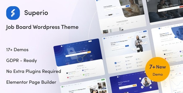 Superio - Job Board WordPress Theme