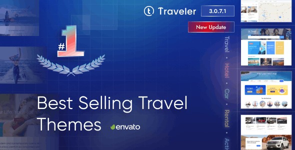 Traveler - Travel Booking WordPress Theme