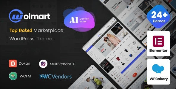 Wolmart - Multi-Vendor Marketplace WooCommerce Theme