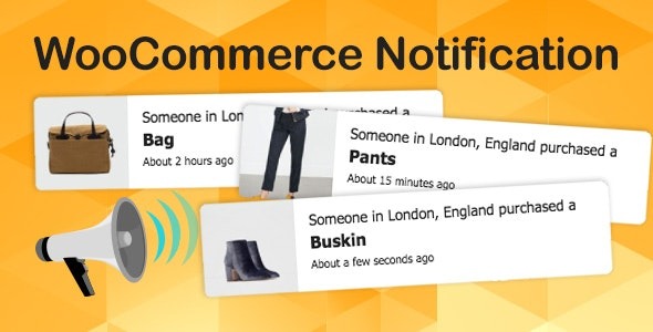 WooCommerce Notification Boost Your Sales - Live Feed Sales - Recent Sales Popup - Upsells