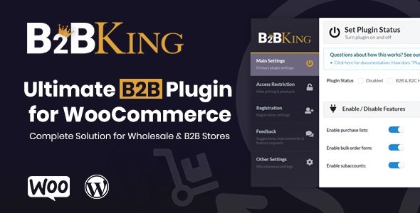 B2BKing - The Ultimate WooCommerce BB & Wholesale Plugin