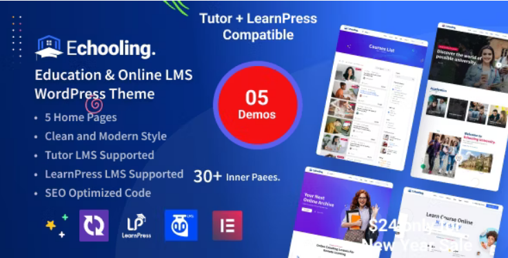 Echooling - Education WordPress Theme