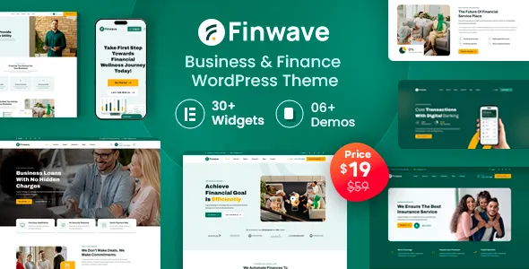 Finwave - Business and Finance WordPress Theme