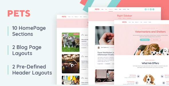 MyThemeShop Pets WordPress Theme