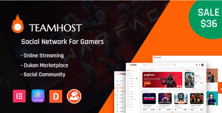 TeamHost - Gaming Community & Digital Marketplace